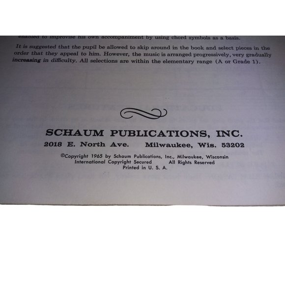 VTG Schaum Christmas at the Keyboard Piano or Organ Sheet Music Book 1962 - Picture 6 of 10